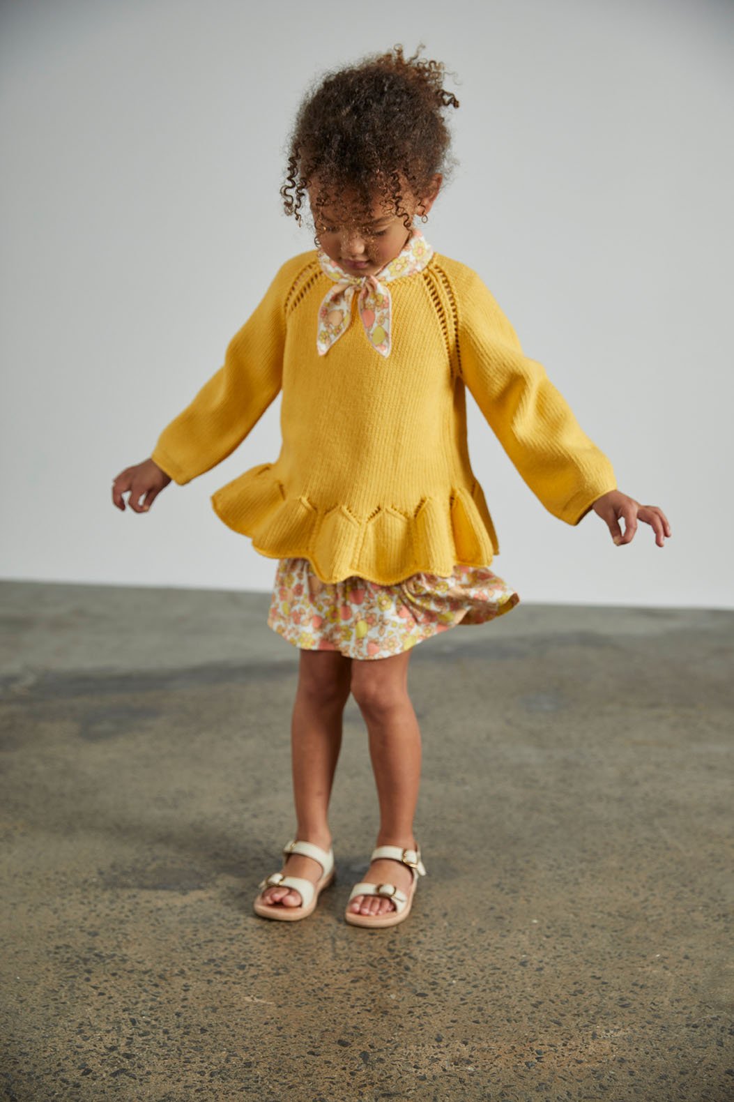 MISHA & PUFF Peplum pullover 4-5y - ニット