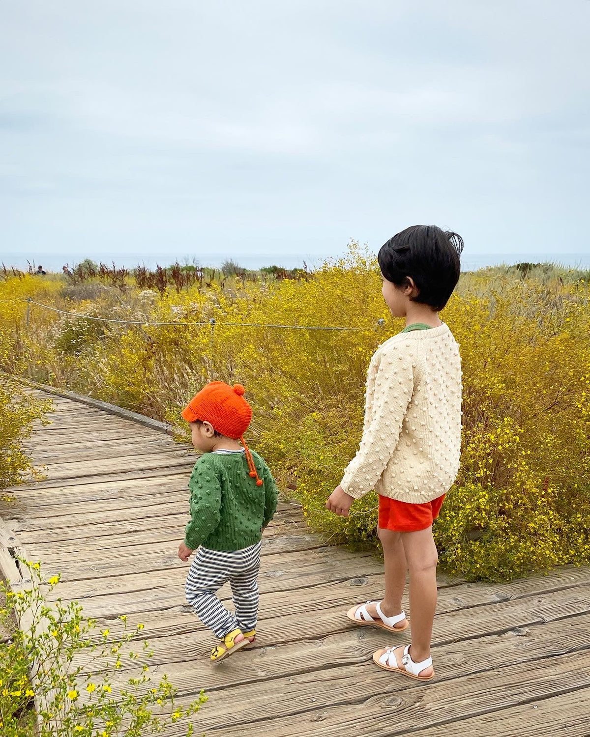 Summer Popcorn Cardigan - Misha & Puff