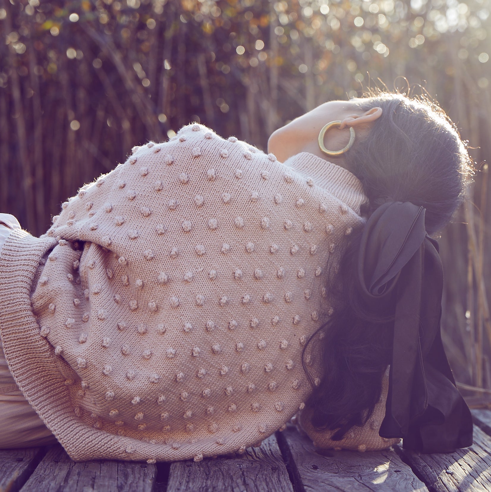 Popcorn Sweater / Dune - Misha & Puff