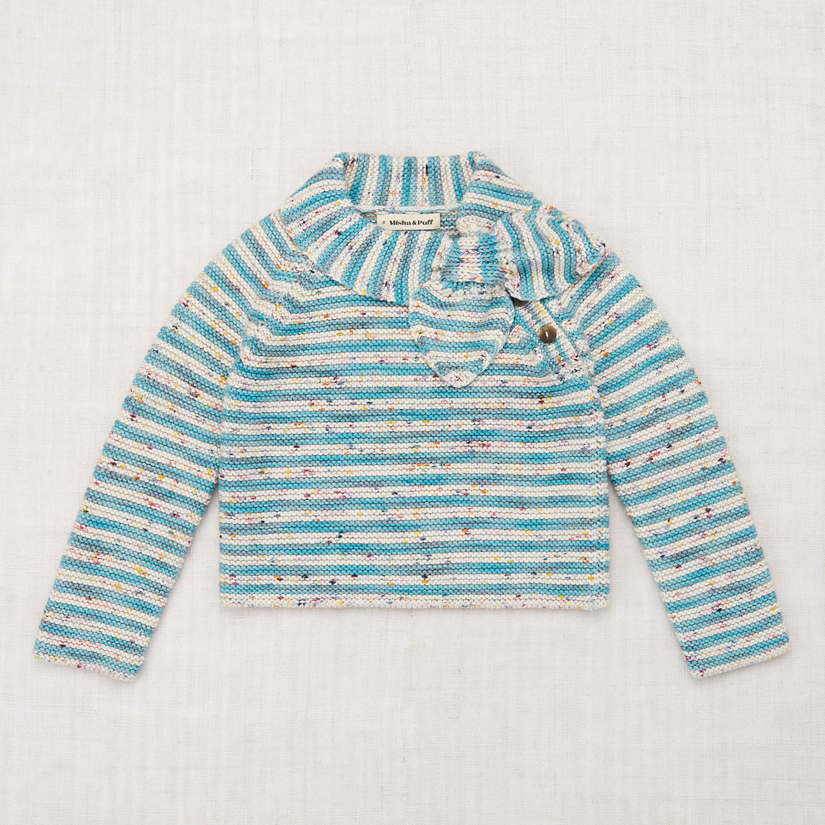 misha and puff Word Stripe Scout Sweater