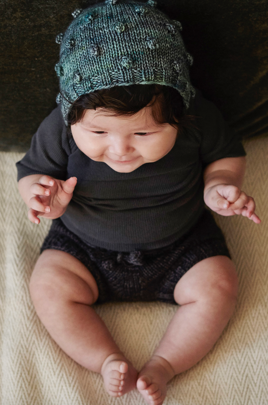 Popcorn Bonnet | Digital Knitting Pattern | Misha & Puff Popcorn Bonnet | Digital Knitting Pattern | Misha & Puff