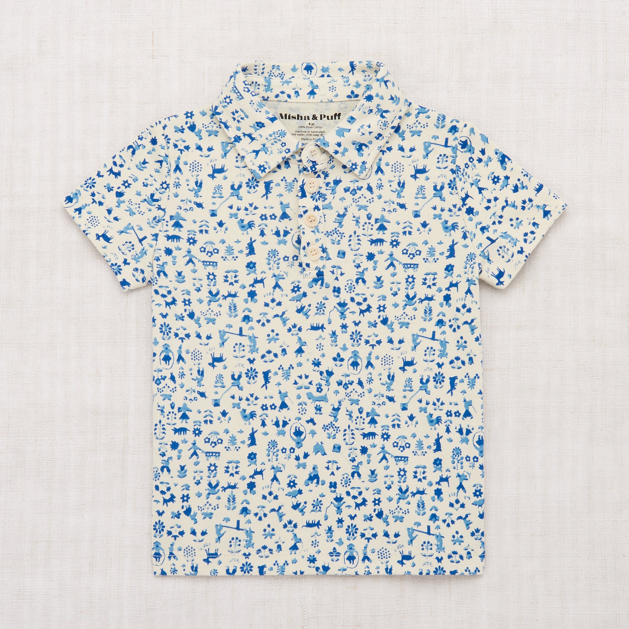 Short Sleeve Polo - Misha & Puff