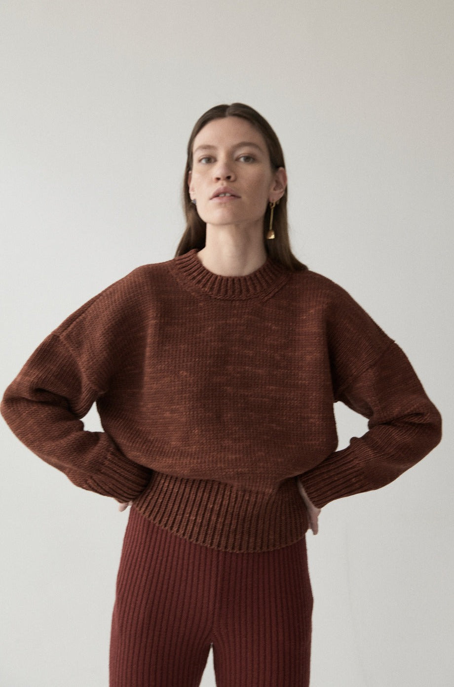Adult Cotton Deck Sweater - Cedar