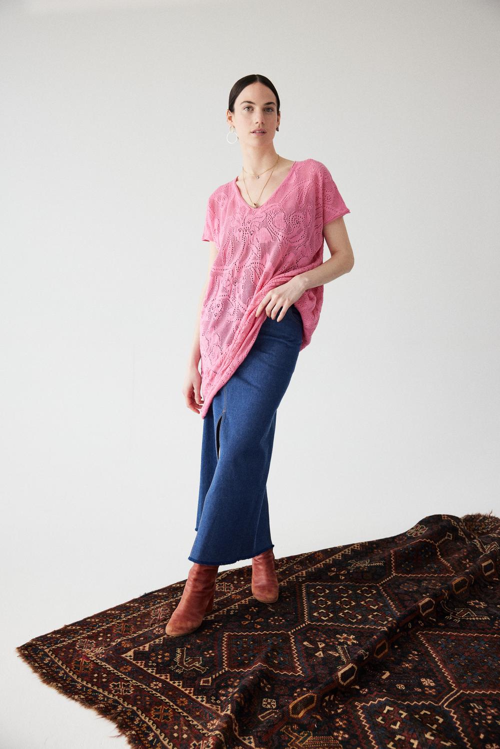 Adult Lace Odille Tunic - Bloom