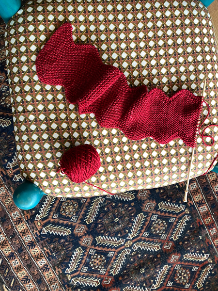 Digital Knitting Pattern - ZigZag Scarf - Misha & Puff