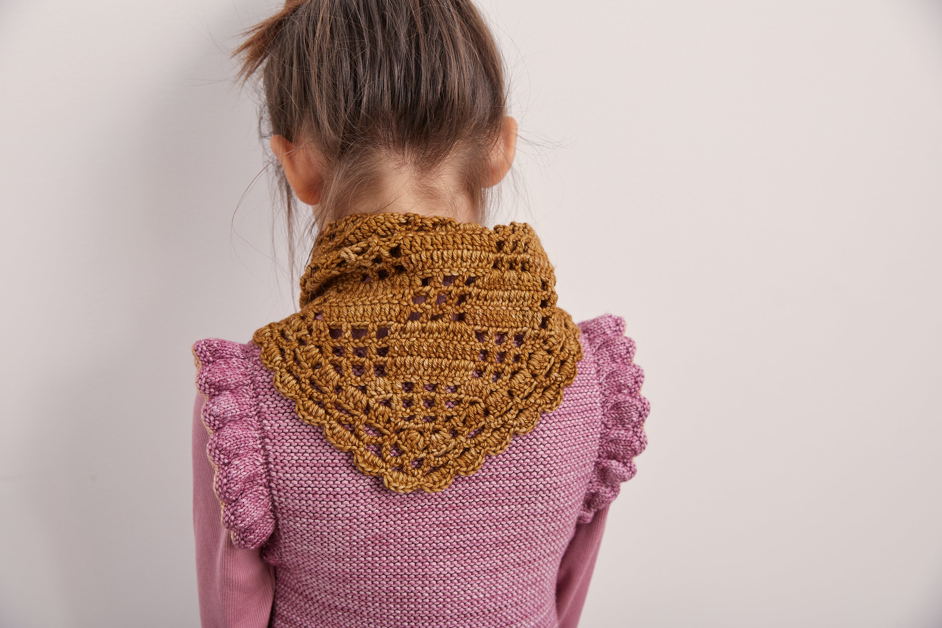 Crochet Kerchief - Misha & Puff