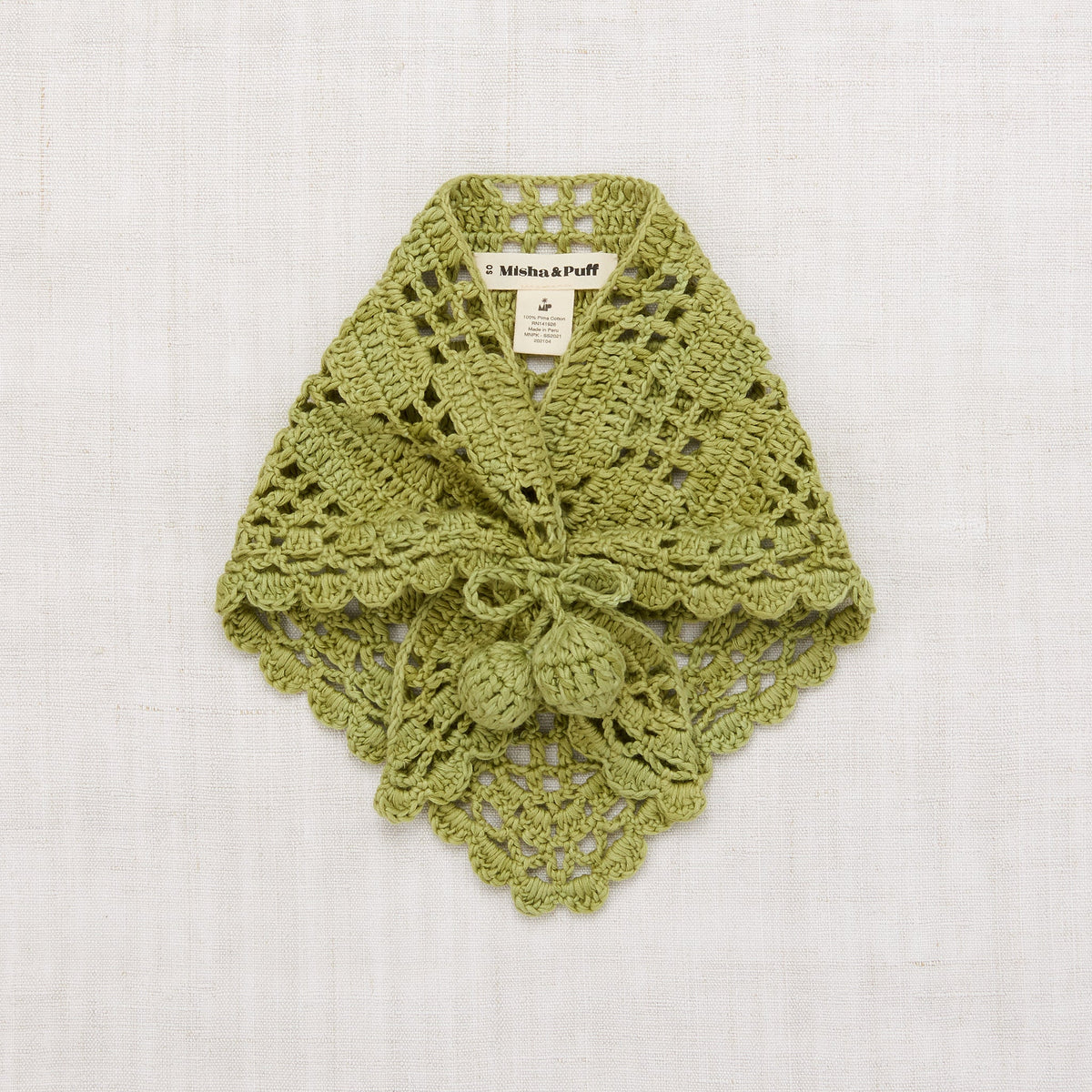 Crochet Kerchief - Celery