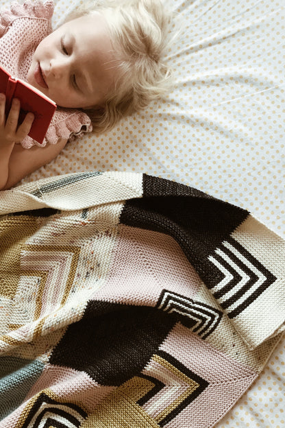 Digital Knitting Pattern - Patchwork Blanket