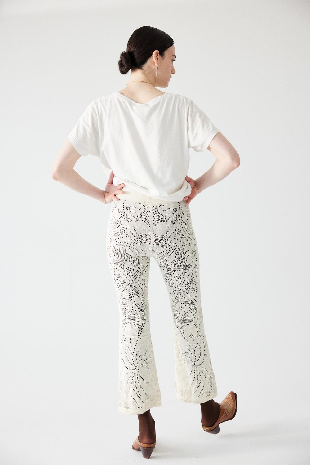 Adult Lace Session Pant - Marzipan