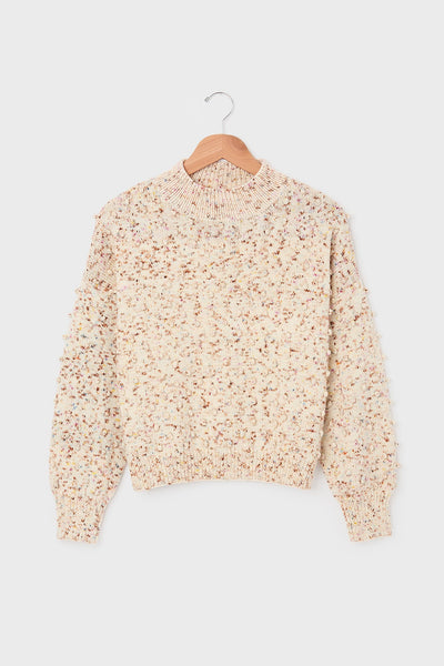 Popcorn Sweater - Dusty Rose Confetti