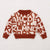 Alphabet Intarsia Sweater - Henna