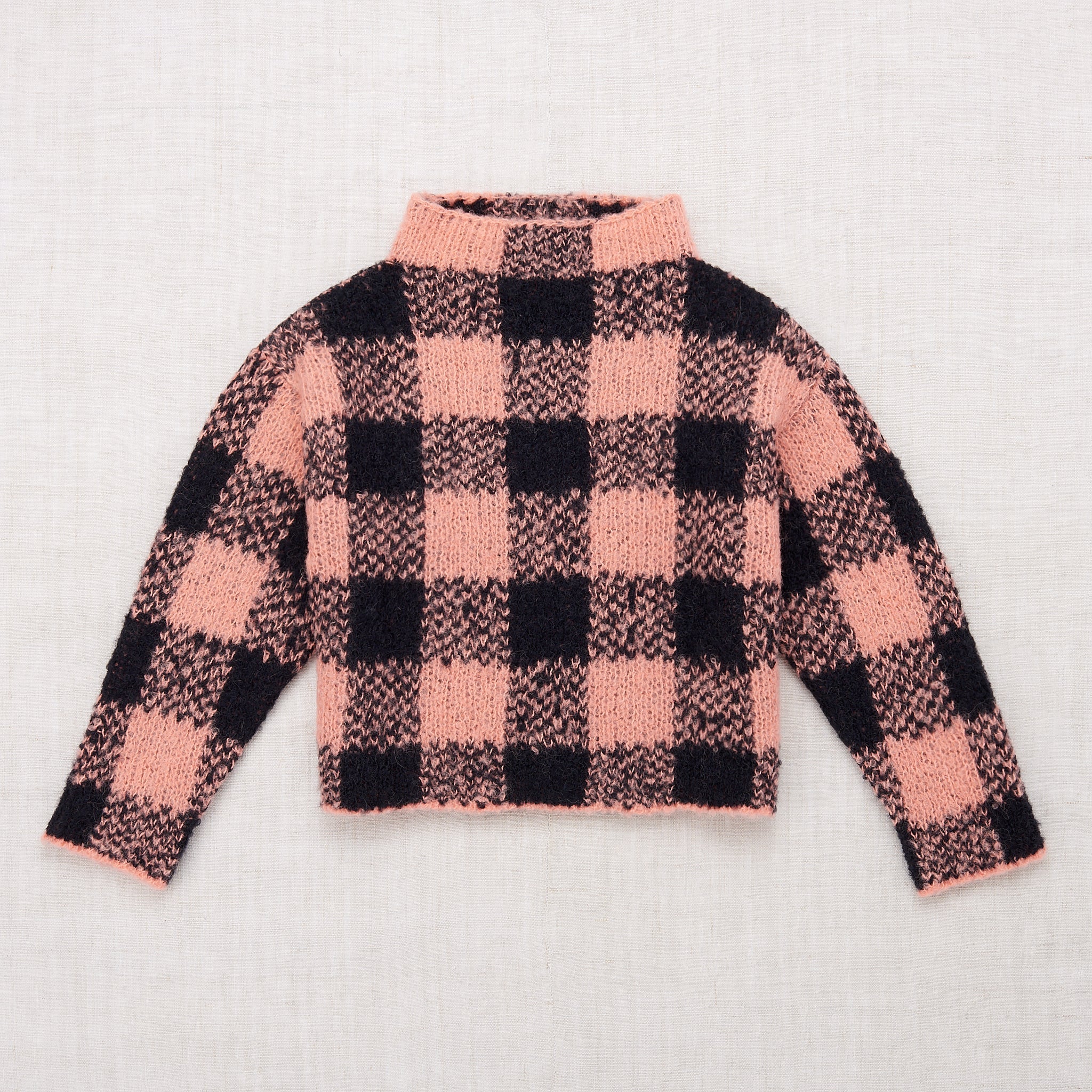 Boucle Plaid Pullover - Misha & Puff