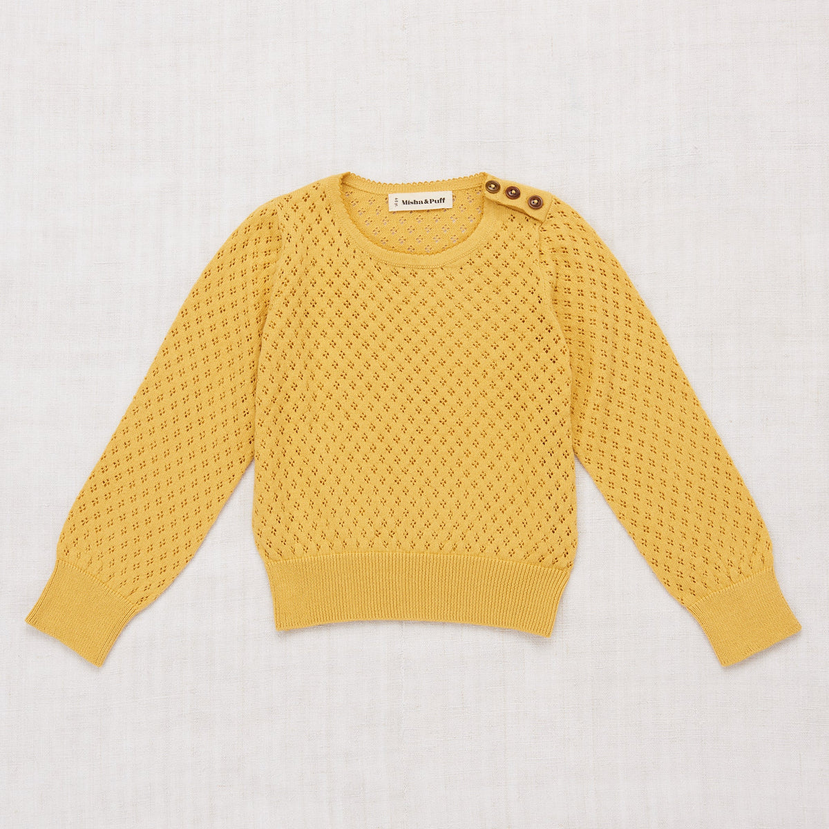 misha and puff Eyelet Ski Sweater 4y-