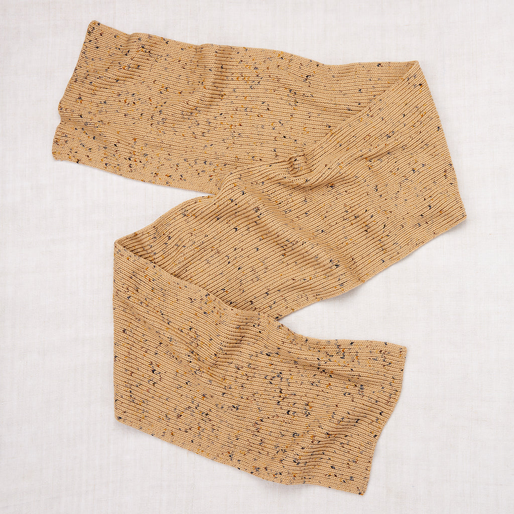 Adult Long Scarf / Camel Confetti - Misha & Puff