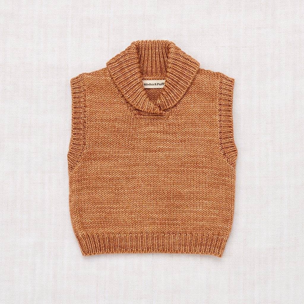 Schoolhouse Vest - Rose Gold - Misha & Puff