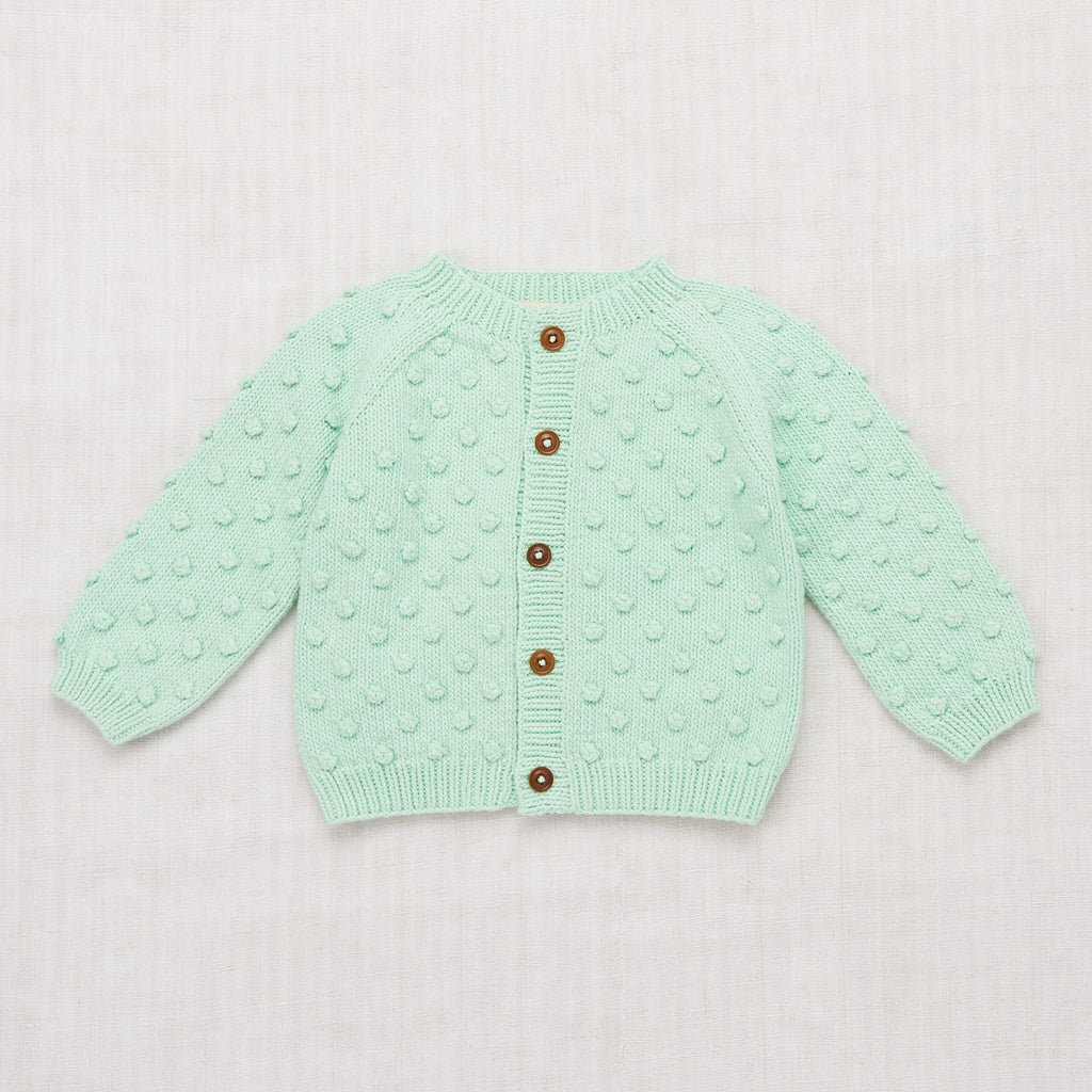 Summer Popcorn Cardigan - Mint