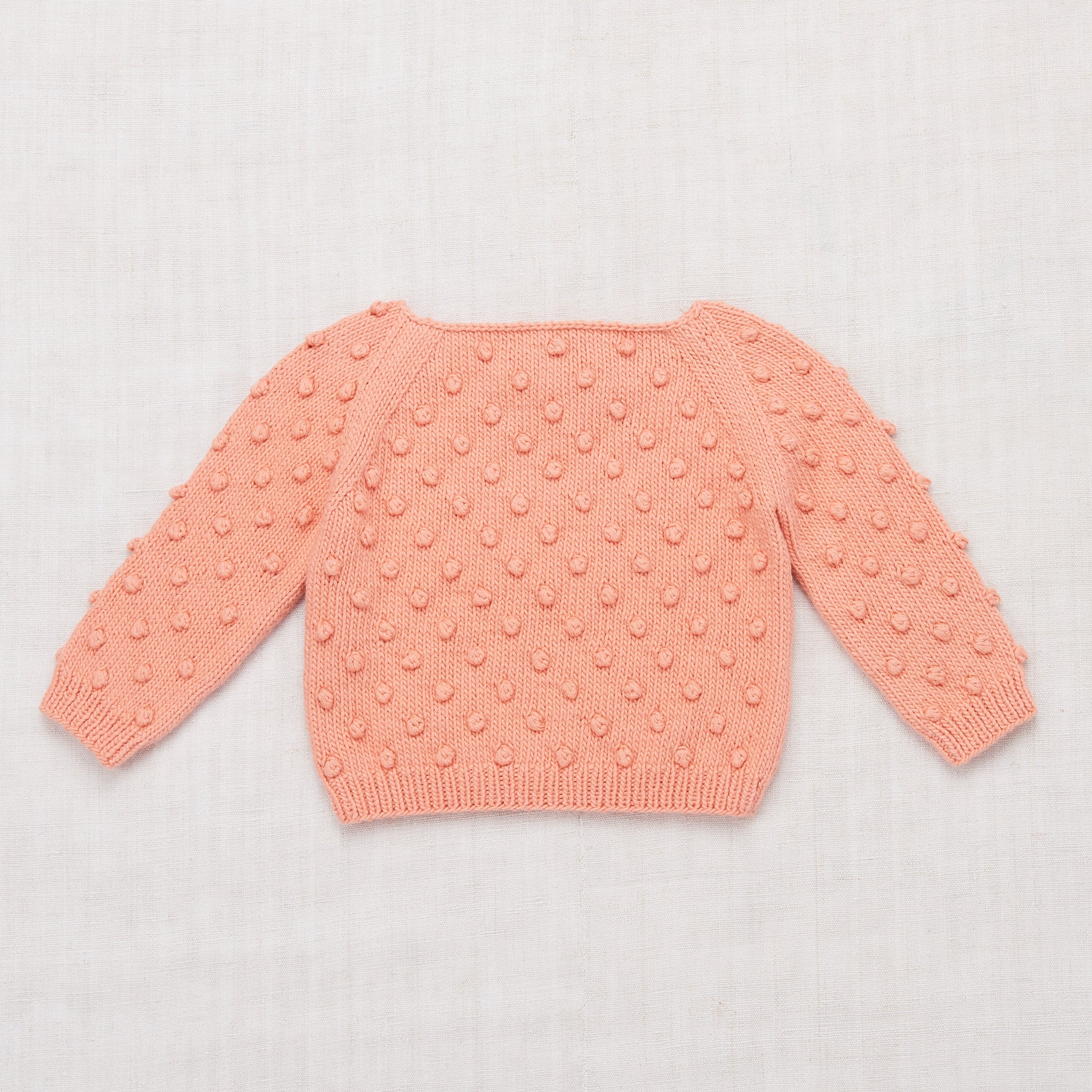Summer Popcorn Sweater - Coral - Misha & Puff