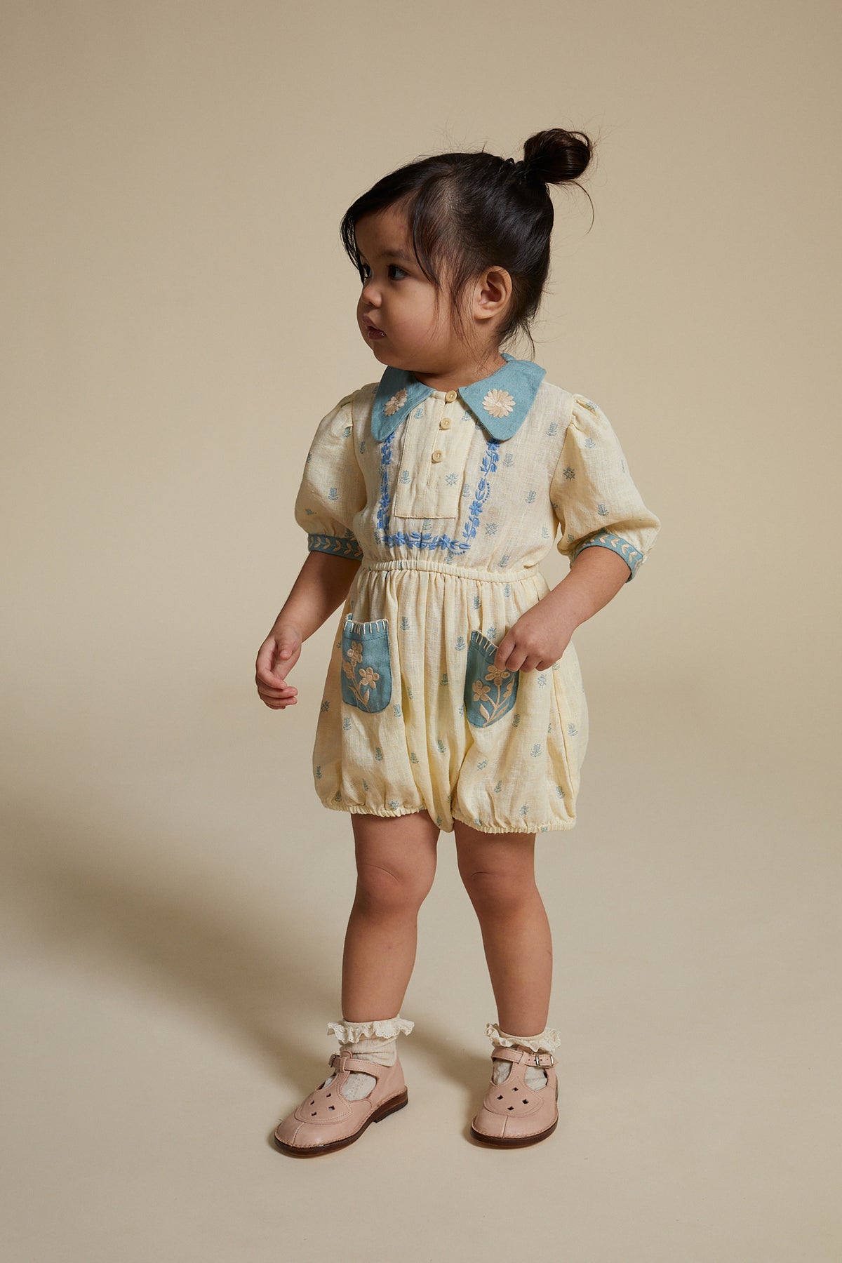 APOLINA JOAN ROMPER （Folk Calico）-