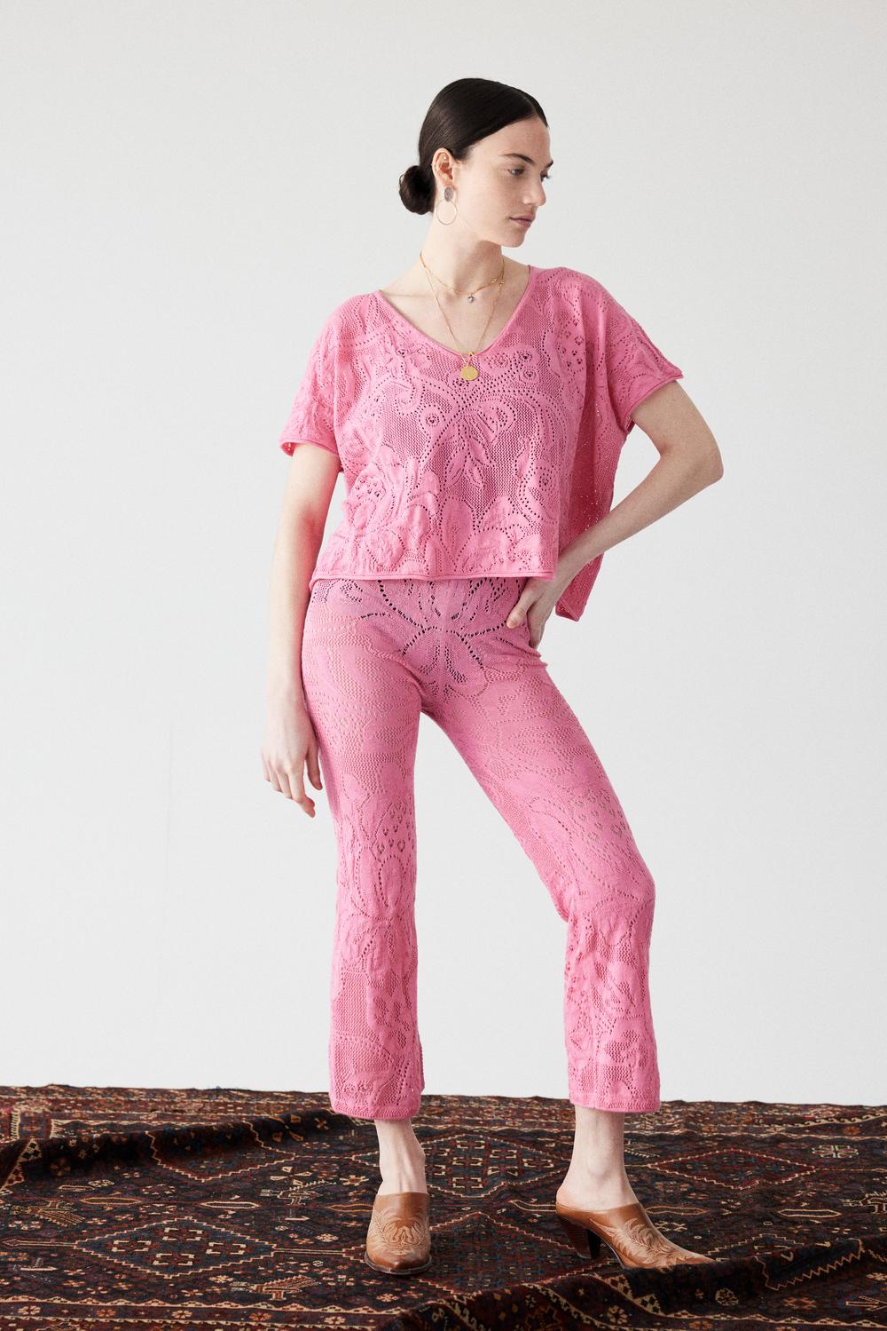 Adult Lace Session Pant - Bloom