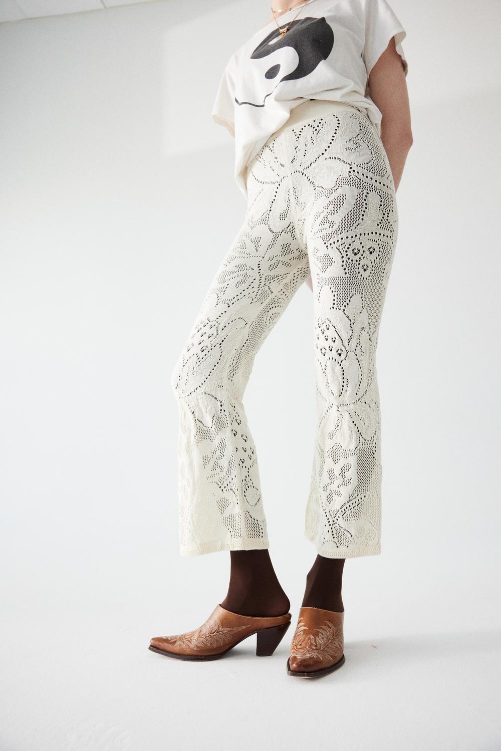 Adult Lace Session Pant - Marzipan