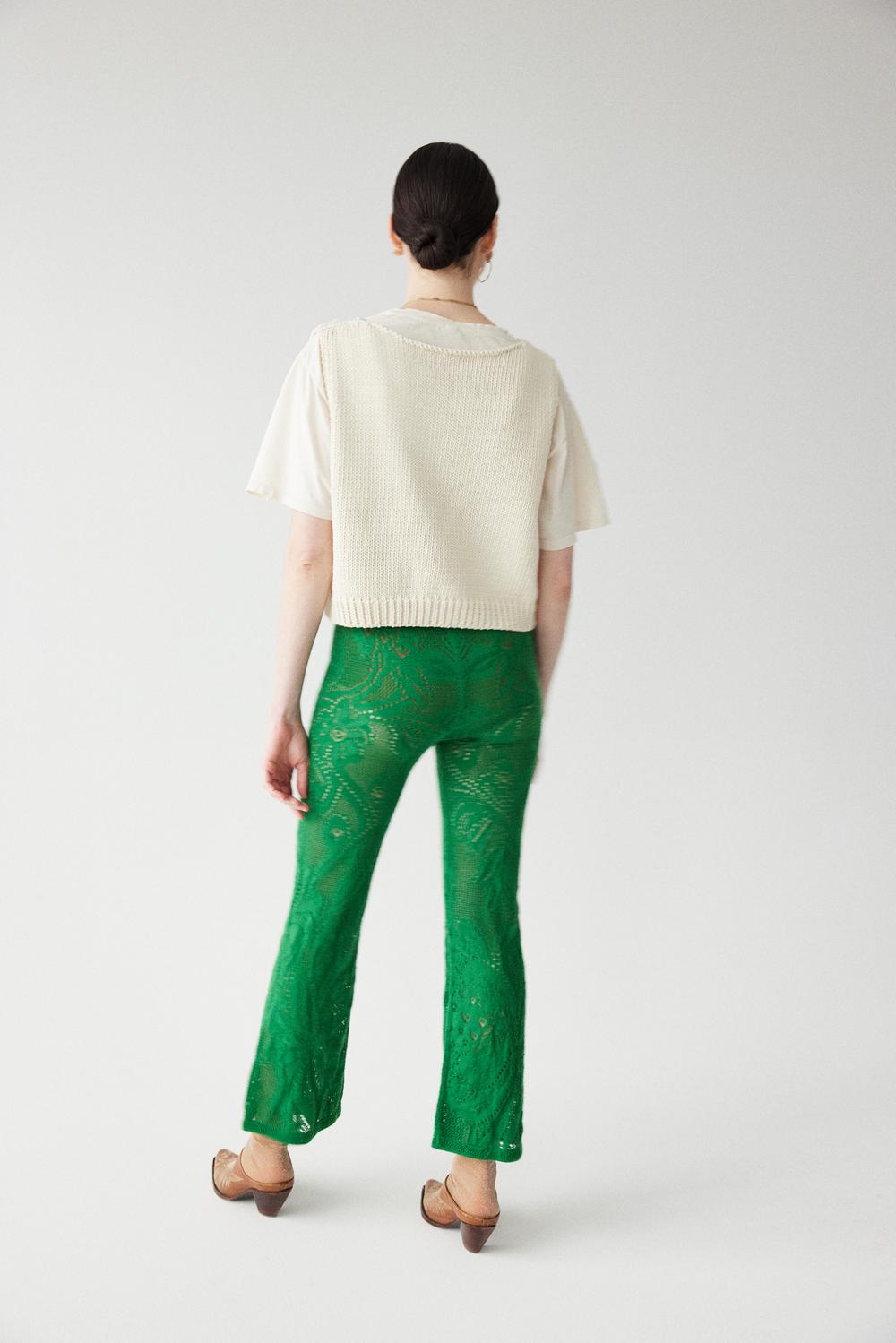 Adult Lace Session Pant - Bottle Green